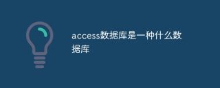 access数据库是一种什么数据库