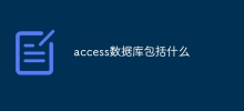 access数据库包括什么