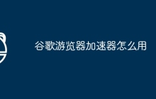 谷歌游览器加速器怎么用