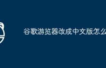 谷歌游览器改成中文版怎么改