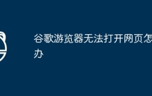 谷歌游览器无法打开网页怎么办