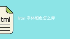 HTMLのフォントの色を変更する方法
