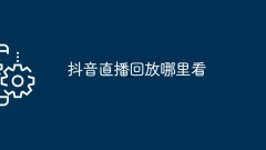 Where to watch Douyin live replays