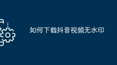 워터마크 없이 TikTok 비디오를 다운로드하는 방법
