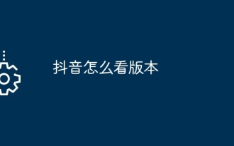 Comment vérifier la version de Douyin