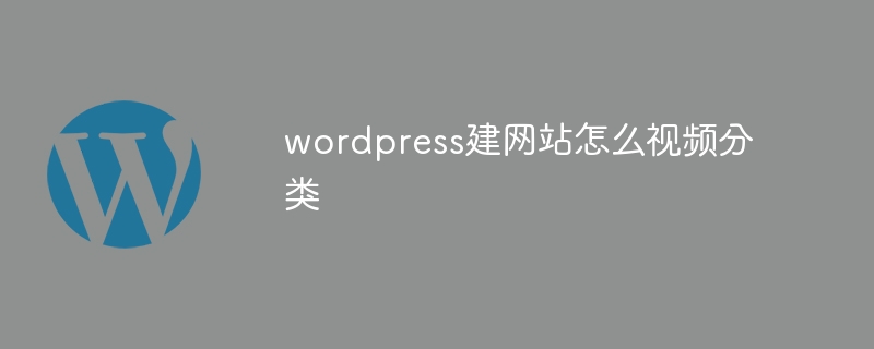 wordpress建網站怎麼影片分類