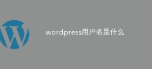 apakah nama pengguna wordpress