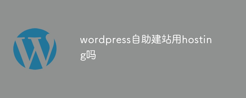 wordpress自助建站用hosting吗