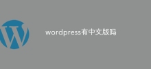 wordpress有中文版嗎