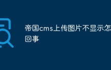 帝国cms上传图片不显示怎么回事