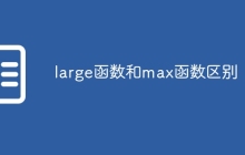 large函数和max函数区别