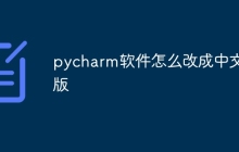 pycharm软件怎么改成中文版
