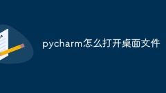 How to open desktop files in pycharm