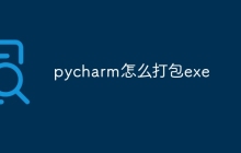 pycharm怎么打包exe