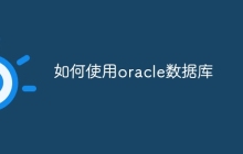如何使用oracle数据库