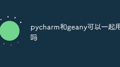 pycharm と geany は併用できますか?