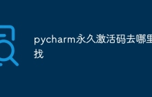 pycharm永久激活码去哪里找