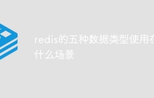 redis的五种数据类型使用在什么场景