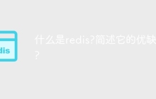 什么是redis?简述它的优缺点?