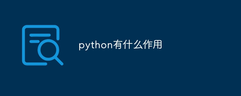 Was macht Python?