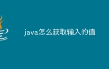 java怎么获取输入的值