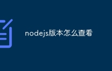 nodejs版本怎么查看
