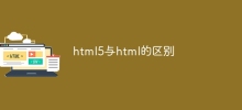 html5與html的區別