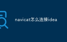navicat怎么连接idea