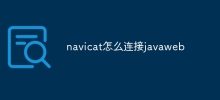 navicat を Javaweb に接続する方法