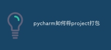 pycharm如何將project打包