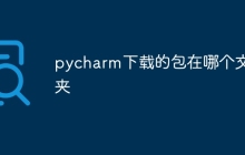 pycharm下载的包在哪个文件夹