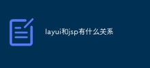 layui和jsp有什么关系