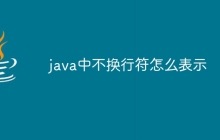 java中不换行符怎么表示
