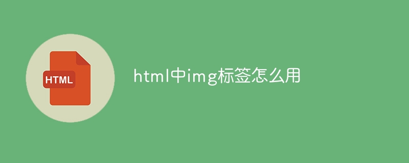 How to use img tag in html