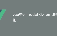 vue中v-model和v-bind的区别