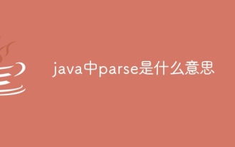 Javaでの解析とはどういう意味ですか