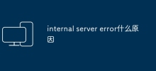 What is the reason for internal server error?