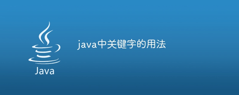 Javaでのキーワードの使用法