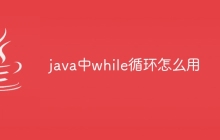 java中while循环怎么用