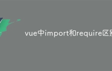 vue中import和require区别