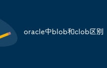 oracle中blob和clob区别