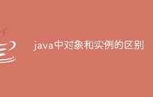 java中对象和实例的区别