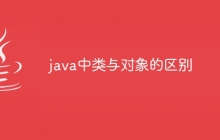 java中类与对象的区别