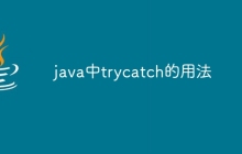 java中trycatch的用法