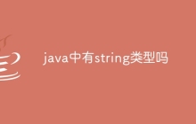 java中有string类型吗