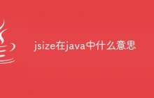 jsize在java中什么意思