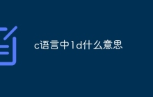 c语言中1d什么意思