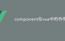 component在vue中的作用