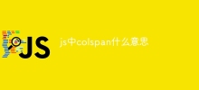 What does colspan mean in js