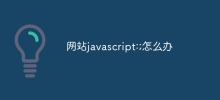 網站javascript:;怎麼辦